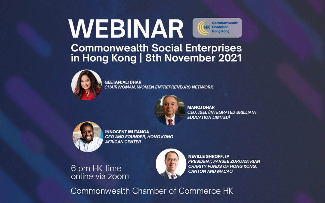 Webinar on Commonwealth Social Enterprises in Hong Kong