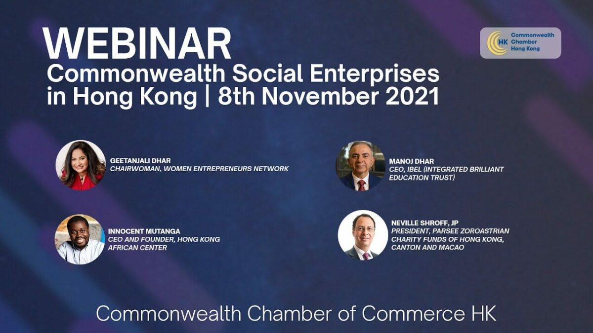 Recording | Webinar recording on Commonwealth Social Enterprises in Hong Kong