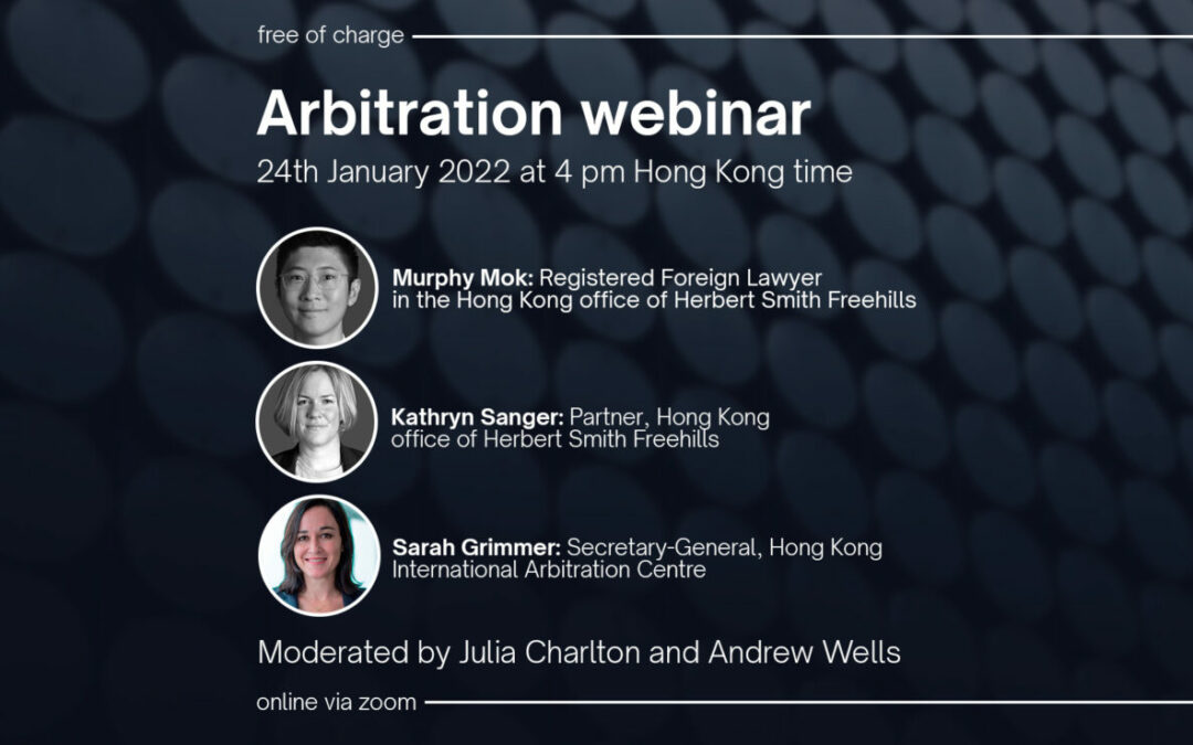 Arbitration – the Hong Kong advantage